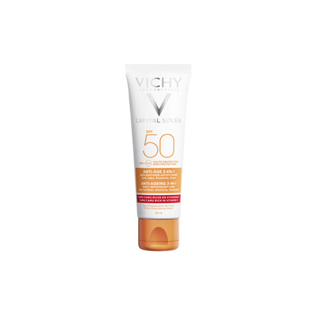 CS CAPITAL SOLEIL 3 IN 1 ANTI-AGEING SPF 50 50ml