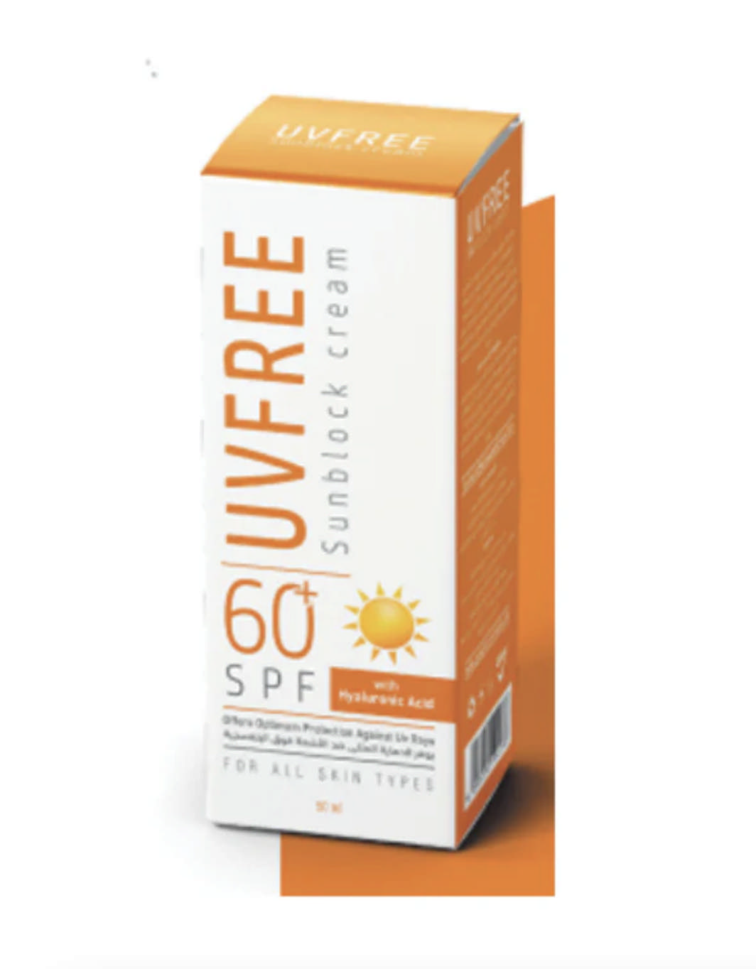 UVFREE SUNBLOCK CREAM 60SPF 50ML