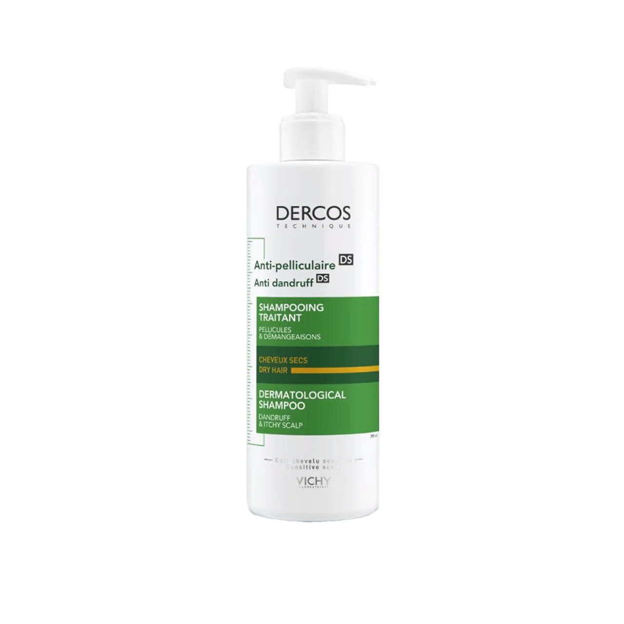 VICHY DERCOS ANTIDANDRUFF SHAMPOO DRY 390ML 