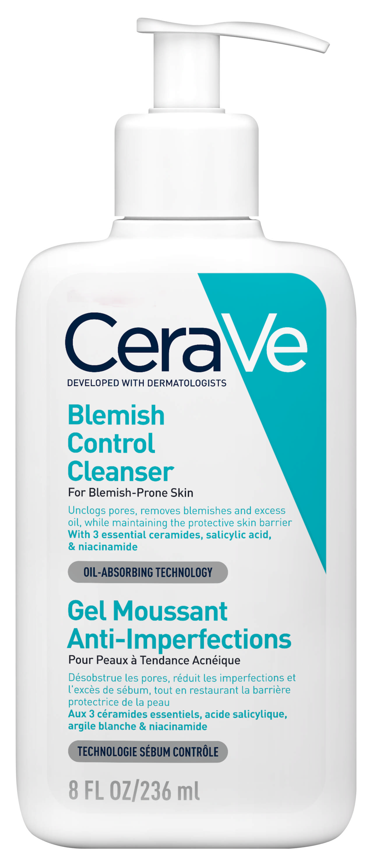 CERAVE BLEMISH CONTROL CLEANSER 236ML 