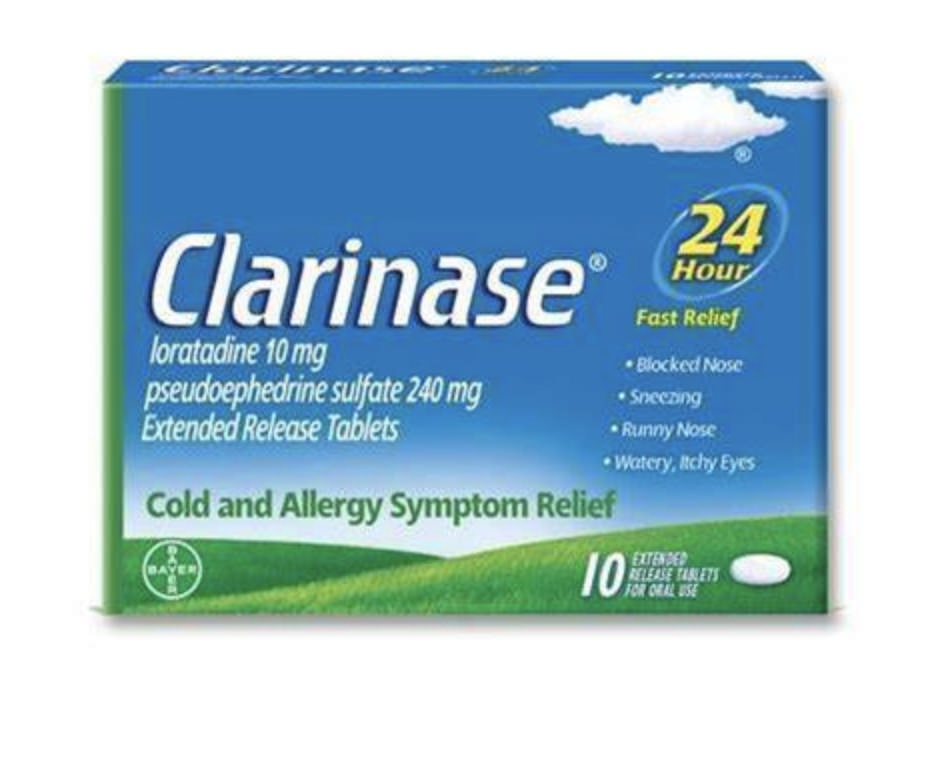 CLARINASE 14 TAB ( LORATADINE ) BAYER ALAMAL
