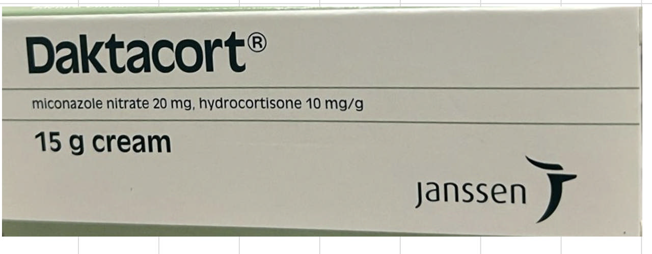 DAKTARIN (D-7)15 G CREAM (miconazole) اكليل
