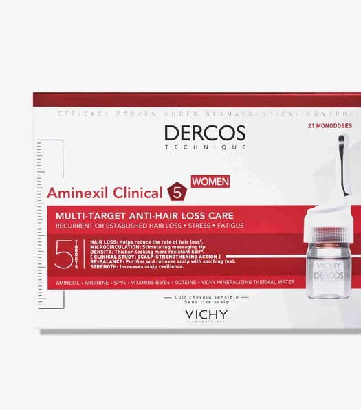 DERCOS AMINEXIL CLINICAL 5 **WOMEN** x 21 AMPOULES