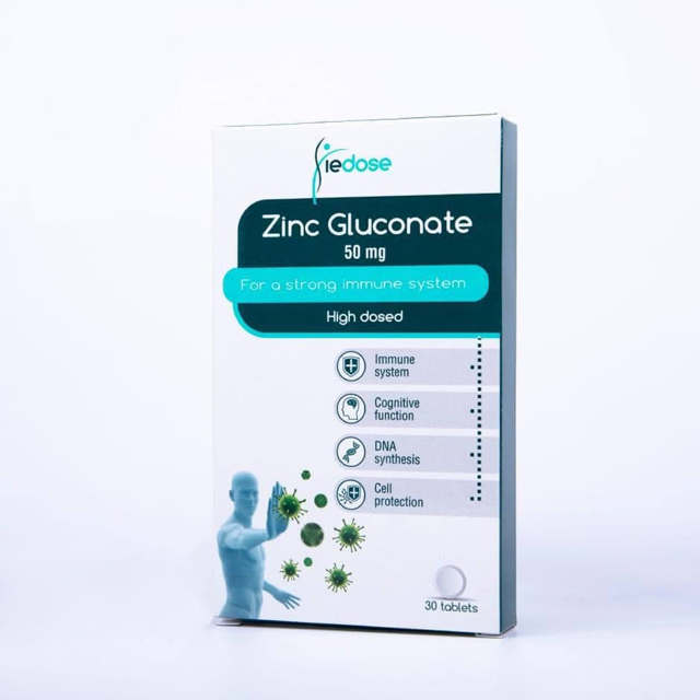 Viedose Zinc Gluconate 50 mg 30 Tab