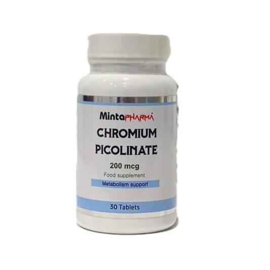 MINTA PHARMA CHROMIUM PICOLINATE 200MG 30TAB
