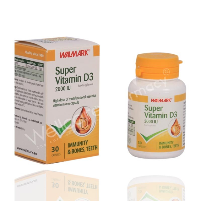 WALMARK SUPER VITAMIN D3 2000IU 30CAP