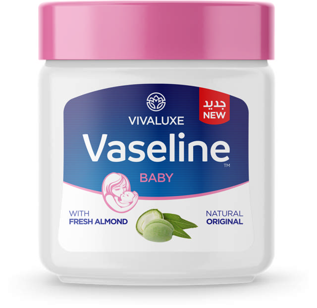 VIVALUXE VASELINE BABY  WITH FRESH ALMOND 100GR  