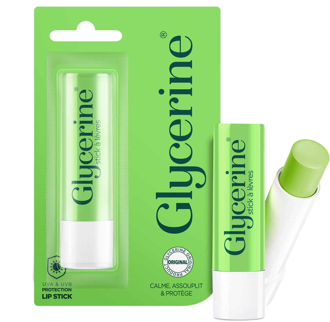 GLYCERINE LIP STICK 4G GREEN