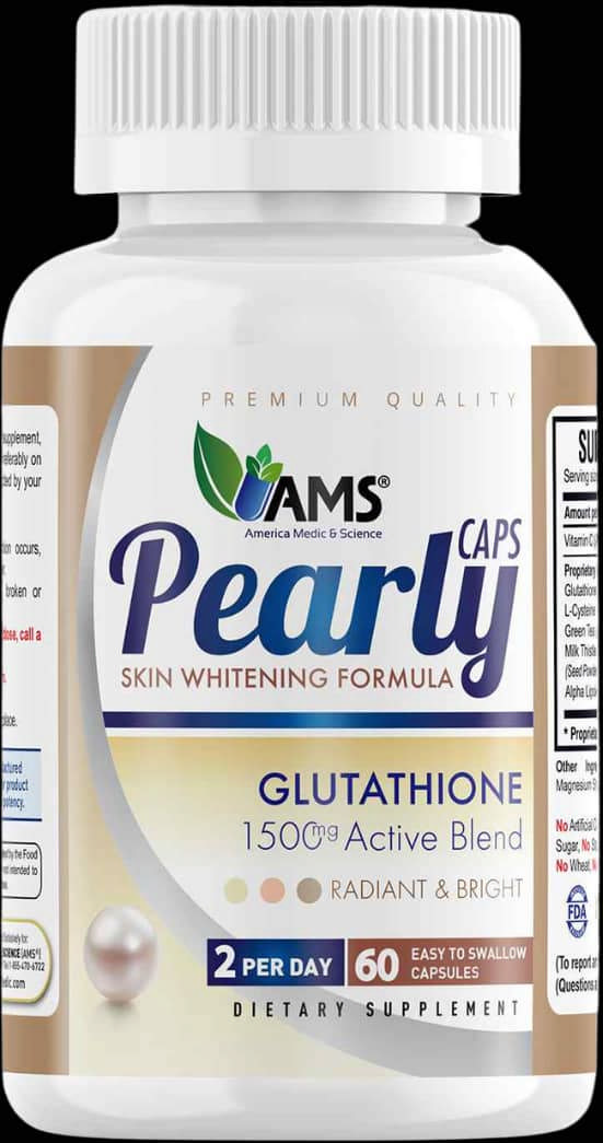 PEARLY GLUTATHIONE 1500MG 60 CAP AMS 